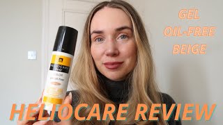 HELIOCARE 360 COLOR GEL OILFREE  BEIGE  TINTED SPF  PERFECT FOR ACNE AND OILY SKIN [upl. by Pinzler]