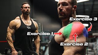 THE 4 BEST exercises for HUGE shoulders IT’S SIMPLE [upl. by Cissie]