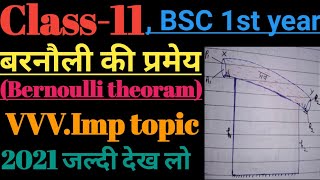 बरनौली की प्रमेय  barnoulli theorem  barnoli ki prmaye  bsc 1st year barnoli theorem in hindi [upl. by Shoshanna]