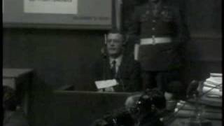 Nuremberg Day 28 Telford Taylor direct examination of Erich von dem BachZelewski [upl. by Nalahs]