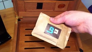 New Humidor amp Boveda Seasoning Kit Review [upl. by Llerehc]