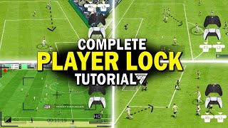 HOW TO PLAYER LOCK LIKE A PRO IN EA FC 24  COMPLETE PLAYER LOCK TUTORIAL [upl. by Sinnod]