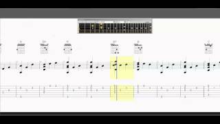 Guitar Tab  Edelweiss  How to Play  Arrangement  Fingerpicking  Slow [upl. by Raasch26]