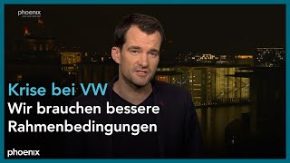 Johannes Vogel zur Krise bei VW am 291024 [upl. by Ehsiom87]