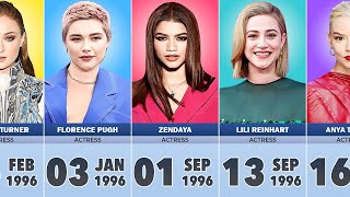 Famous Celebrities Born in 1996 [upl. by Ellehs993]