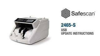 Safescan 2465S USB Update Instructions  English [upl. by Atikel]