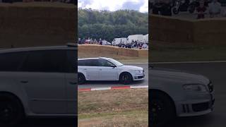 Audi RS4 in slow motion at Mornay Festival [upl. by Pravit]