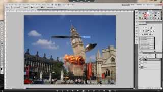 London Big Ben UFO Crash  Speed Art [upl. by Stanfield999]