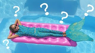 Real Mermaid Swimming Pool Party Q amp A With Ava  Question and Answer  Kids Cooking and Crafts [upl. by Yssej]