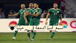 أفضل أغنية للمنتخب الوطني الجزائري😍 نسمع قسما الدمعة في عينيا ❤️🇩🇿💚can 2019 [upl. by Clance658]