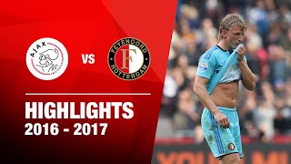 Highlights  Ajax  Feyenoord  Eredivisie 20162017 [upl. by Nirro]