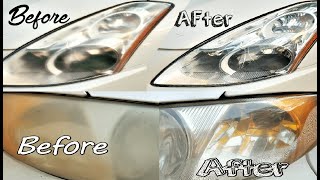 How To Clean Headlights Easy Simple [upl. by Dnaltroc823]