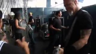 Metallica EXCLUSIVE BACKSTAGE and walking to the stage Official Sonisphere 2009 [upl. by Hultgren]