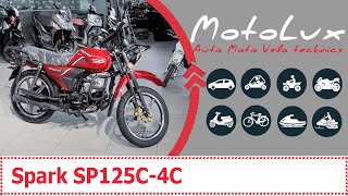 Spark SP125C4C мотоцикл відеоогляд  Спарк СП125Ц4Ц мотоцикл видеообзор [upl. by Erinna]