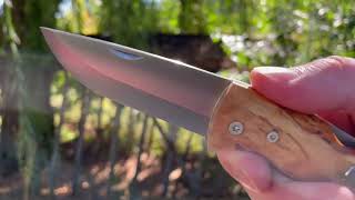 Helle Nipa Folding Knife by wwwbushcraftcanadacom [upl. by Valina549]