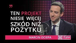 quotWięcej szkód niż pożytkuquot M Ociepa ws projektu limitu składek na ZUS [upl. by Roderica522]