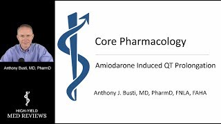 Pharmacology  Amiodarone Induced QT Prolongation  by Dr Busti [upl. by Anaytat]