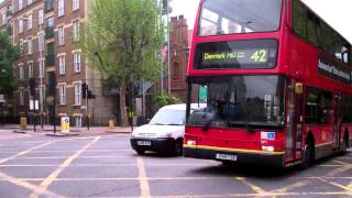 Go Ahead London General Route 42 VP1 X149FBB Plaxton President VolvoB7TL [upl. by Nenerb]