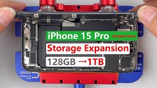 iPhone 15 Pro Storage Expansion  128GB To 1TB [upl. by Annohsat742]