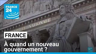 France  à quand un nouveau gouvernement  • FRANCE 24 [upl. by Thornton]