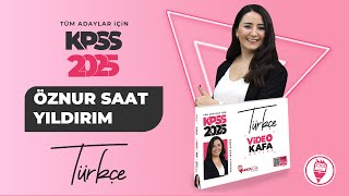 81 Sözcüğün ve Sözün Anlamı I  Öznur Saat Yıldırım KPSS TÜRKÇE 2025 [upl. by Nylassej256]