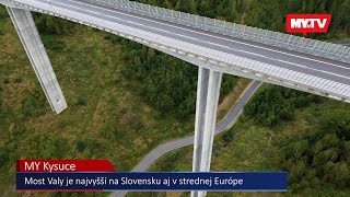 Najvyšší most na Slovensku a v strednej Európe  most Valy [upl. by Dworman]