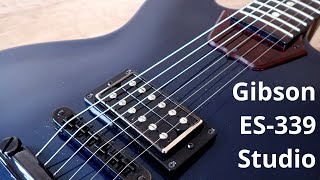 Gibson ES339 Studio Memphis Single Pickup  wurstguitars demo [upl. by Elodia]