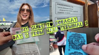 DIY GUIDE TO BORACAY DAY 1  PART 1 FROM NAIA TERMINAL 3 [upl. by Anec283]