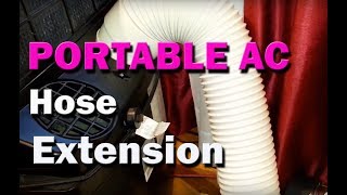 How to Easily Extend Your Portable AC Exhaust Hose [upl. by Illac]