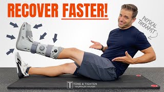 Recover Faster MustDo Exercises with Injured Foot or Ankle [upl. by Itram652]