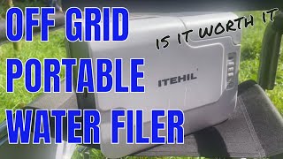 Portable Water Filter For Off Grid Applications [upl. by Hudnut]