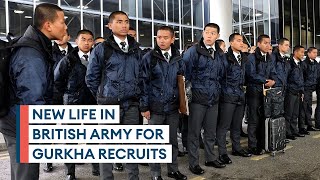 Excited Gurkha recruits arrive in UK to begin British Army career [upl. by Nicolas]