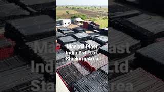 Mackril Plast India Pvt Ltd Stacking Area  HDPE PIPE SPRINKLER PIPE STACKING AREA [upl. by Nomzaj]