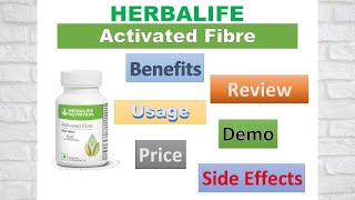 Hindi Herbalife Activated Fiber Tablets  Benefits Reviews Uses  Dosage Price Side effects [upl. by Azyl]