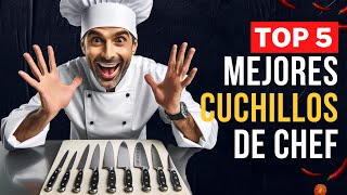 🔪🔥 Los 5 Mejores CUCHILLOS DE CHEF Buenos y BARATOS de Amazon  2024  ✅ Calidad Precio [upl. by Yoong24]