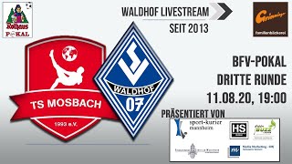 BFVRothausPokal 2021 dritte Runde Türkspor Mosbach  SV Waldhof Mannheim [upl. by Malan641]