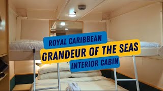 Royal Caribbean Grandeur of the Seas Interior Cabin Tour Category 1V [upl. by Zeralda]