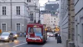 Obus SLB Trolleybuses in Salzburg  VanHool AG300T and Gräf amp Stift NGT in HD [upl. by Milda718]