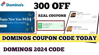 300 OFF  Dominos coupon code today  Dominos 2024 code [upl. by Weston777]