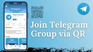 How to Join a Telegram Group with QR Code [upl. by Fiorenze]