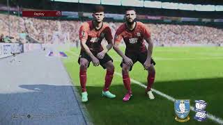 Sheffield Wednesday vs Birmingham City  EFL Championship 202324  Highlights PES 21 [upl. by Akimed]