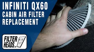 How to Replace Cabin Air Filter 2014 Infiniti QX60 [upl. by Marianne]