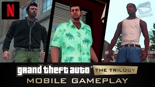 GTA The Trilogy Definitive Edition  Netflix Mobile Gameplay iOS [upl. by Ahsemot302]