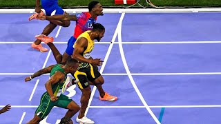 Paris Olympics highlights Noah Lyles wins tracks 100M USA adds two swimming golds [upl. by Maryjane]