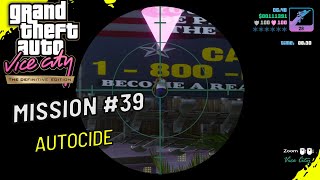 GTA Vice City Definitive Edition Mission39  Autocide  with Commentary [upl. by Nebuer894]