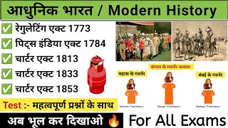 Regulating act of 1773  pits india act 1784  all charter acts Modern historyStudy vines official [upl. by Venu634]