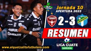 REMONTADA CREMA  Malacateco 2 vs Comunicaciones 3  Jornada 10 Apertura 2023 RESUMEN COMPLETO [upl. by Thirzi711]