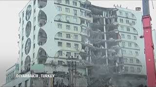 Buildings collapse after Turkey earthquake [upl. by Hughes99]