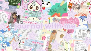 digital journal with me 🐠🫐 kpop archive amp reading journal ☆ ipad journaling [upl. by Bekki638]