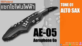 AE05 Aerophone GO Tone 01Alto Saxophone บริษัท ธีระมิวสิค จำกัด  THEERAMUSIC [upl. by Attelrak391]